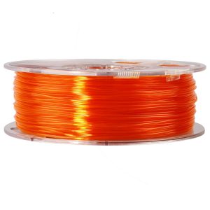 PETG пластик для 3D принтера eSUN оранжевый прозрачный (1.75 мм) 1 кг.