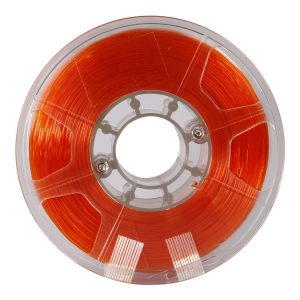 PETG пластик для 3D принтера eSUN оранжевый прозрачный (1.75 мм) 1 кг.