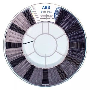 ABS пластик для 3D принтера REC ABS (черный) 0,75 кг (1,75 мм)