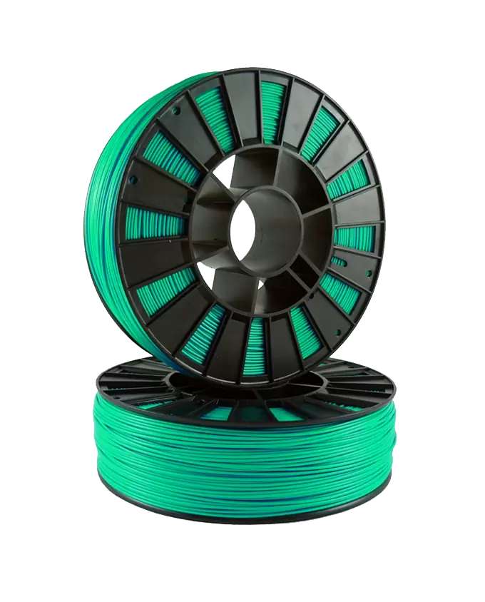 PLA пластик для 3D принтера SEM зеленый металлик 0.8 кг (1,75 мм)